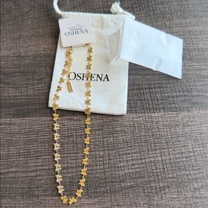 Gold Oshena Butterfly Necklace